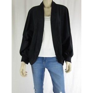 Max studio velvet black cardigan